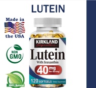 KIRKLAND Lutein Capsules contain zeaxanthin and lutein to maintain eye health and enhance vision