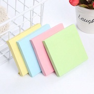4 Pads Pastel-Colored Sticky Notes 7.5 X 7.5 Cm (3x3 Inches), Morandi Colors Self-Stick Pads, Easy T