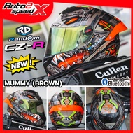 สีพิเศษมีขายที่นี่เท่านั้น แถมฟรีชิลด์ดำเพิ่ม หมวกกันน็อค RD RANDOM CZR BT 2025