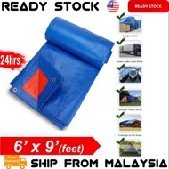 6ft X 9ft Canvas Waterproof Made Tarpaulin Sheet Canvas Cover Protection Industrial