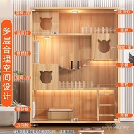 Luxury Cage Indoor Cat Cage Other House Cat Solid Wood Household Villa House Cat Cat Cabinet Cat Vil