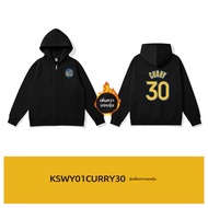 เสื้อแจ็คเก็ตฮู้ดบุขนแกะ NASA Lakers James 23 สำหรับผู้ชาย ฤดูใบไม้ร่วง/ฤดูหนาว เสื้อคลุมกันหนาวแบบส