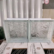 glass block batik mulia Mega mendung 20x20x10cm