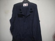 【靖】{中華民國海軍}➠通國公司107年度➠"海軍深藍防火工作衣"(批號:H2101)型號：XL