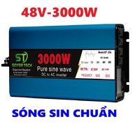 Bộ chuyển đổi điện Sin Chuẩn 3000W-Bộ Đổi Nguồn DC 48V sang 220V Sin Chuẩn 3000w-Mã ST23A-3000W-SOYE