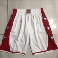 Full Embroidered Sport Pants All-Star Game Pants Magic 76ers Raptors Suns Bulls Lakers Heats Pocket 