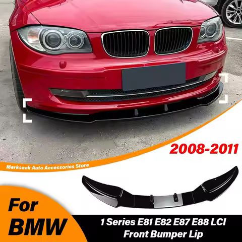 For BMW 1 Series E81 E82 E87 E88 LCI 2008 2009 2010 2011 Front Bumper Lip Splitter Spoiler Diffuser
