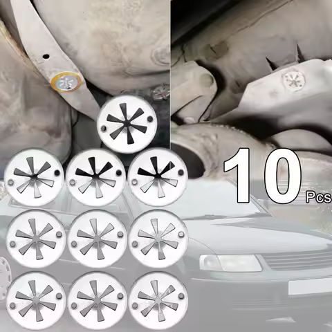 10Pcs For VW Passat B8 B7 1996 - 2019 Bora A4 Sharan 7N Caddy Star Washers Locking Bottom Exhaust He