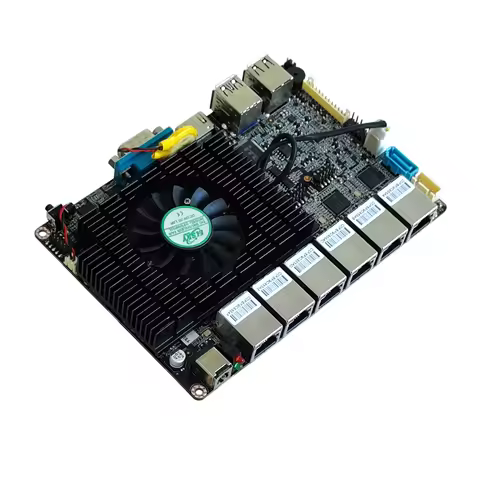 2025 Manufacturer M780SE Motherboard Kaby Lake 7th Gen 6RJ45 I211-AT Dual Core DDR4 Memory 2*RS232 4
