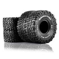 BUZHI Crawler Rubber Car Tires 1.9inch 120 x 48mm 4pcs Replacement for Trax4 Axial Scx10 Wraith Yiko