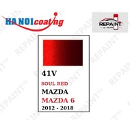 Scratch Removal Spray Paint for MAZDA 6 METALLIC RED color code 41V - SOUL RED genuine REPAINT