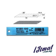 NT Cutter A-300P A300P Cutter-Blade BD-100 Refill (5pcs)