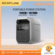 EcoFlow DELTA 3 plus Portable Power Station 1024Wh | 1800W (surge3600W) LiFePO4 Battery Fast charge 