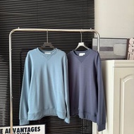 Coach秋冬新品情侶款時尚休閒運動極簡刺繡氣質倒三角圓領衛衣，男女同款，極簡Style