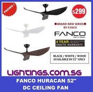 FANCO HURACAN 52 INCH DC CEILING FAN