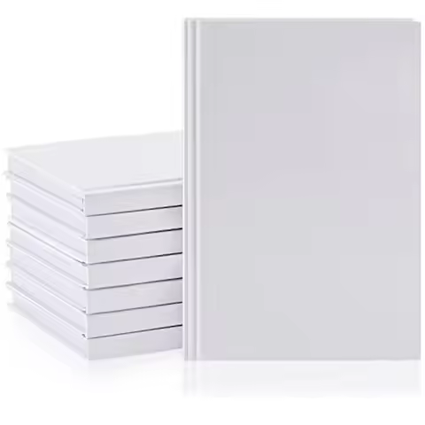 Pcs A5 Blank Notebooks Journals Bulk 00 Sheets/0 Pages Unlined Craft Notebooks Sketchbooks Hardcover