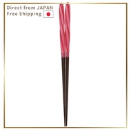 Aoba Natural Wood Chopsticks Amethyst Twisted