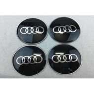4X 65mm Audi Wheel Hub Cap Cover Emblem A4 A6 A3 A5 Q3 Q5 Q7