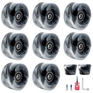 Double Row Roller skate Shoes Mixed Color Non-Flashing wheel Four-wheel Roller skate wheel Accessori