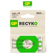 GP ReCyko NiMH 4x AAA 850 mAh Rechargeable Battery