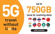 M1 5G Singapore SIM Card (SG Airport & City Pick Up)
