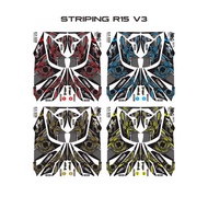 YAMAHA R15 STRIPING DECAL V3 R15V3/ ROBOT GRAPHIC/