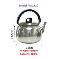 CANNY Whistling Kettle 3L / 4L / 5L / 7L / 9L | Taiwan Brand High Quality Stainless Steel SUS304 / 1