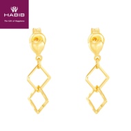 HABIB Ines Yellow Gold Earring, 916 Gold