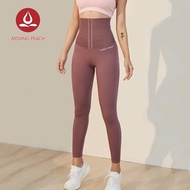 Moving Peach Phụ Nữ Eo Cao Xà Cạp Tập Thể Dục Jogger Quần Skinng Quần ALN