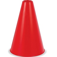 Red Plastic Megaphone (8.25" x 6") ? 1 Pc - Eco-Friendly & Lightweight Design - Ideal For Sports Eve