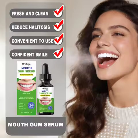 Breath Refresher Oral Drop Remove Bad Breath Refreshing Gums Odor Oral Cleaning Care Portable Mouth 