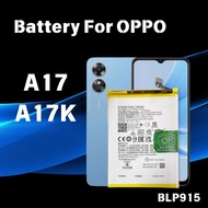 Battery for OPPO A17 / A17K Bateri CPH2477 CPH2471 BLP915