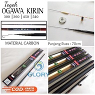 Ogawa Kirin Tile Fishing Rod 300 360 450 540 630 Walesan Or Long Segment Tile Fishing Rod, Lightweight Carbon Material, Action Medium, Super Strong And Quality