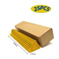 Christmas🎀 25PCS/1PACK Hanukkah Candle Natural Beeswax Chanukah Candles Thin Taper Honey Candles for