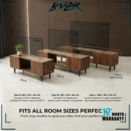 𝐁𝐌𝐙𝐀𝐑 Luxury Wooden Tv Cabinet With Ample Storage And Durable Design - Available In 3Ft 4Ft 5Ft 6Ft