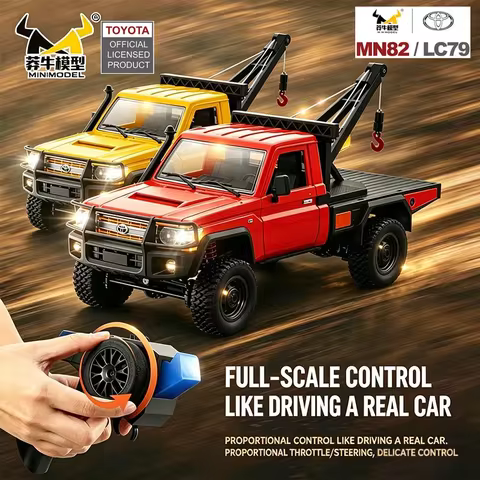 New MN82T LC79 1/12 Full Scale RC Pickup Short Truck 4WD Remote Control Climbing Off-road Car Toys f