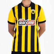 2026 AEK Athens Home Football Jersey Greek Jersey Autumn Sports Dry Quickly Men's T-Shirt Children's
