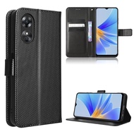 Flip Leather Case For OPPO A17 Casing PU Wallet Card Stand Holder OPPO A17 OPPOA17 Back Cover
