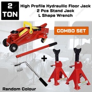 2 Ton Hydraulic Floor Jack For Auto Repair Tools Car Kereta with Normal Box DIY Box Lifting Jek Kere