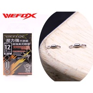 WEFOX PRAWN FISHING SWIVEL STAINLESS STEEL ROLLING SWIVEL - Kekili Pancing