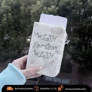 Soft Passport Holder Wish For Your Pattern Card And Boarding Pass