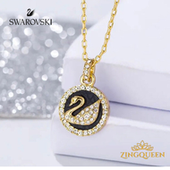 สร้อย Swarovski Swan Leather Necklace สวารอฟสกี้ สวารอฟส ของขวัญ ของแท้ 100% พร้อมส่ง