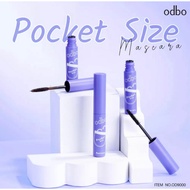Odbo Pocket size mascara OD9000 4g. Beauty Curled Eyelashes Have Volume Easy To Brush Portable size.