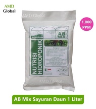 Nutrisi Hidroponik AB Mix Sayur / Sayuran Daun 1 Liter