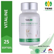Tiens Vitaline Nutrisi Pemutih Tubuh Herbal 25 Softgel free gift