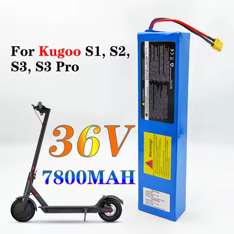 for KUGOO S1, S2, S3 Electric Scooters，10S3P 36V 7800mAh 18650 rechargeable lithium-ion battery 750W