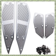 (E L X I) For  Xmax 300 Footrest Step Pads Cnc Accessories -Titanium