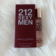 212 sexy men 20ml perfume