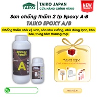 Sơn Chống Thấm Nền Gạch TAIKO Epoxy-Chống Thấm Epoxy Trong Suốt Chống Thấm Sàn Kho Xưởng Nhà Máy Bện