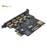 USB 3.2 PCIE Expansion Card PCIE 1X to USB 3.2 TYPE-C USB 3.2 Gen1 Adapter Multiplier USB3.2 PCI E C